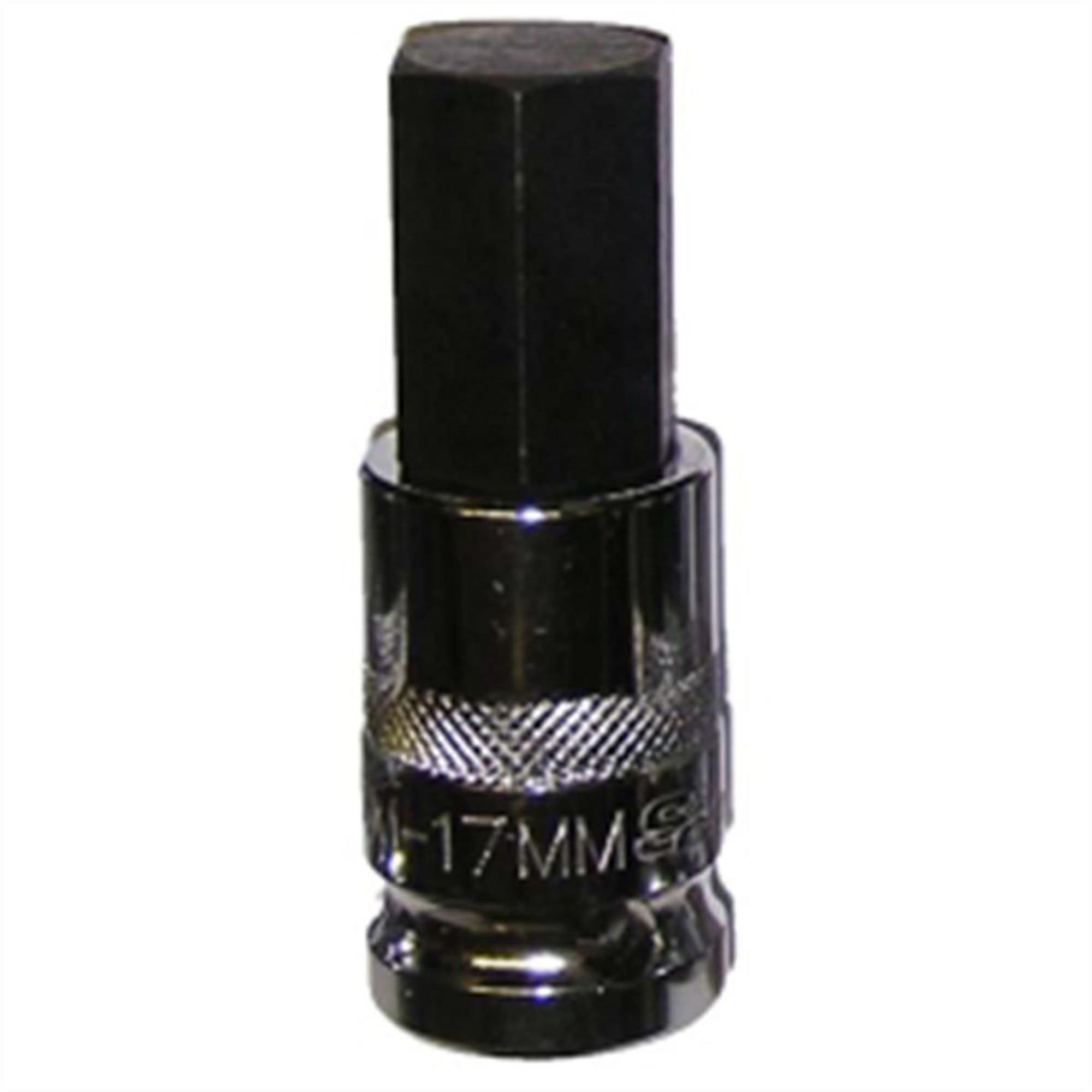 VIM Tools Hex Bit Socket — 1/2in. Drive, 17mm, Chrome, Model# VIMHM-17MM